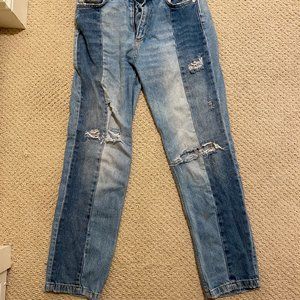 Free People ripped jeans size 27